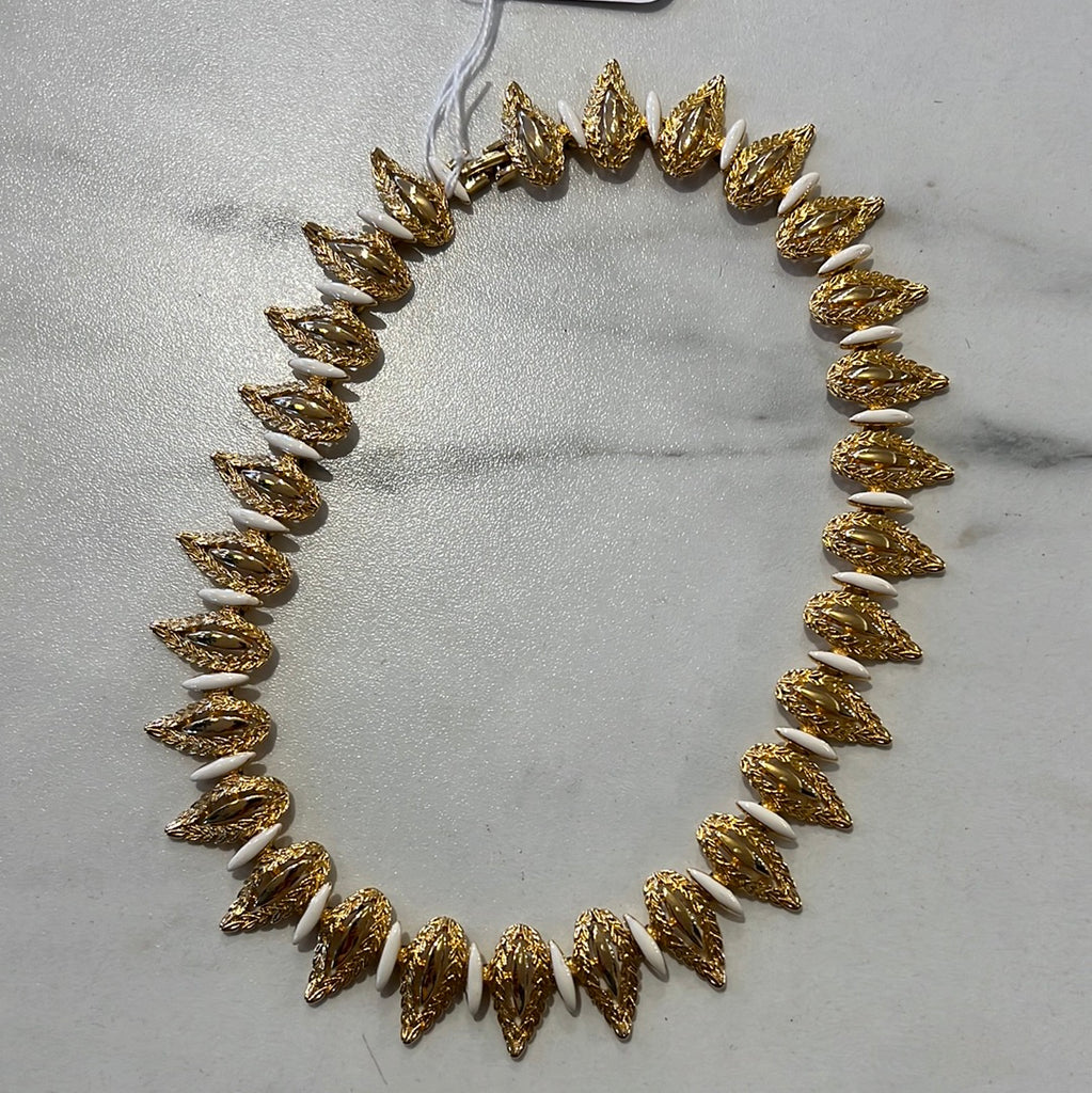 Gold & Enamel Necklace